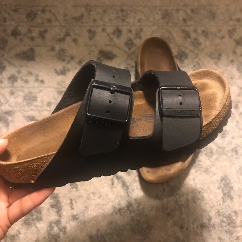 Women’s black Birkenstock’s